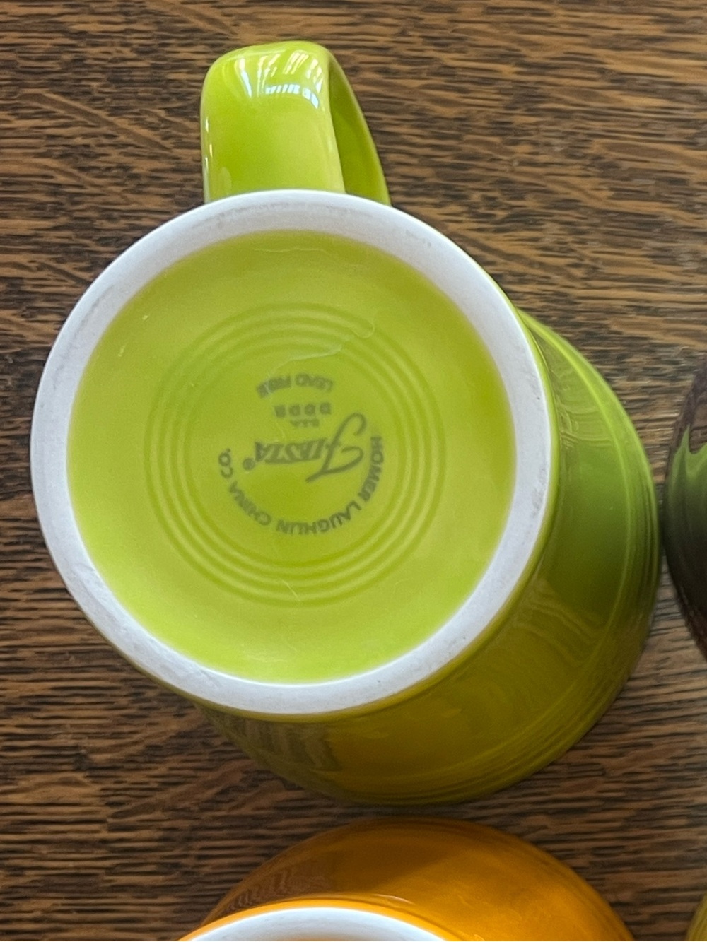 Fiesta Tapered Mug, Lemongrass - Picture 3 of 3